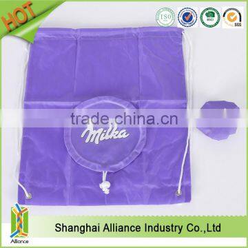 Promotion Polyester Foldable Drastring Bag(TM-CDR-231)