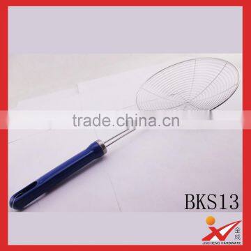 High Quality 18"kitchen Tools Stainless Steel Stainer for Oil Filter With PP Handle