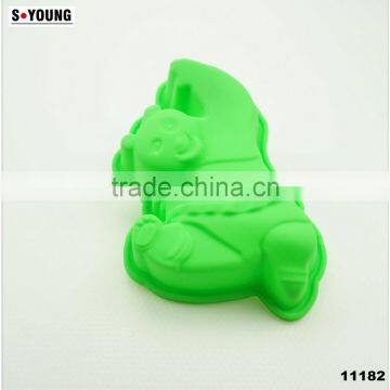 11182 bear shape silicone chocolate mould,soap mold,diy cake mould