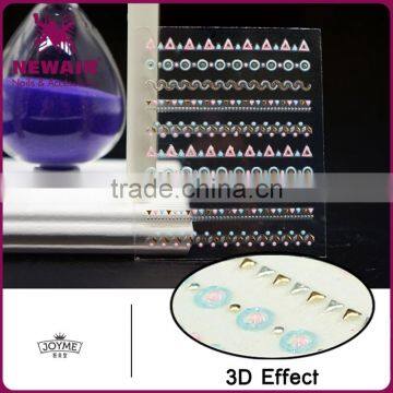 New Air Hot Sale Metallic 3D Nail Sticker photo-4