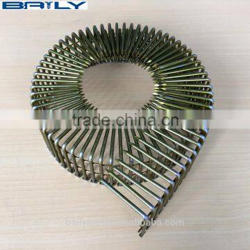 China Factory Customized 1M 2M 3m Smooth Shank 90 Degree Right Angle Copper Wire Pin Belt, Nails Belt photo-4