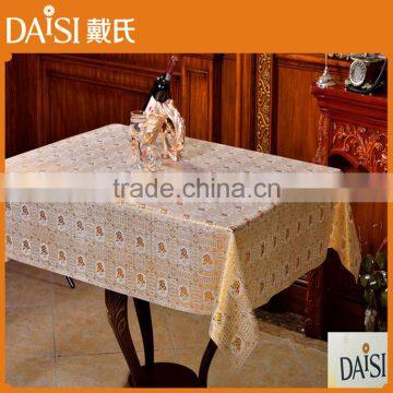 Lace embossed vinyl tablecloth waterproof tablecloth vinyl fabric tablecloth