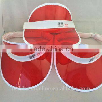 Custom Fashion Cheap Colorful PVC Sun Visor Hat photo-4
