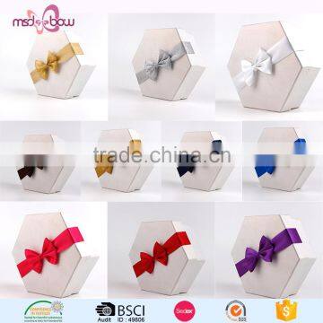 Wholesale Satin Ribbon Elastic Pre-tied Ribbon Bows photo-6