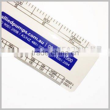 Kearing 150mm Camber Plastic Flat Oval Scale Ruler Straight Rulers for Engineering Measuring# 8504 photo-3