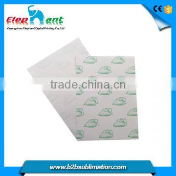 Hot sale t-shirt no cut light laser heat transfer paper