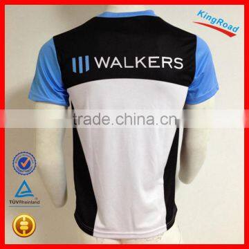 100% Polyester Coolmax Sports Shirt, Ladies Custom Running Jersey photo-3