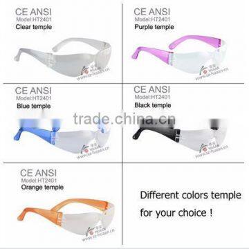 Custom Colorful Temples Clear PC Safety Glasses,transparent Safety Glasses photo-2