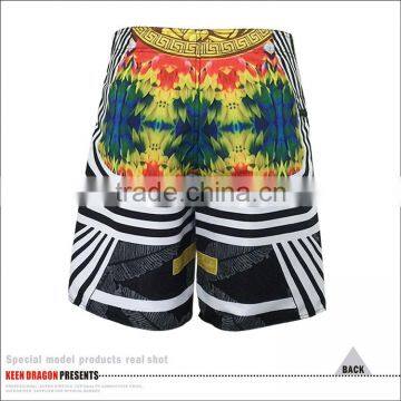 100% Polyester Beach Shorts Large Size Screen Printing Mens Swimwear photo-5