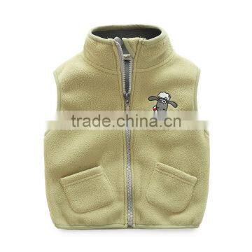Popular Pretty Kid's Polar Fleece Zipper Vest photo-2