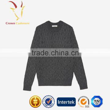 Hot Sale Cable New Design Plain Sweaters Pullover for Men photo-6