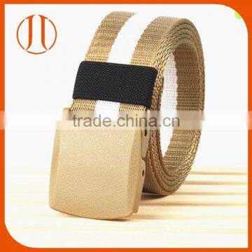 Plastic buckle Nylon canvas fabric webbing belt