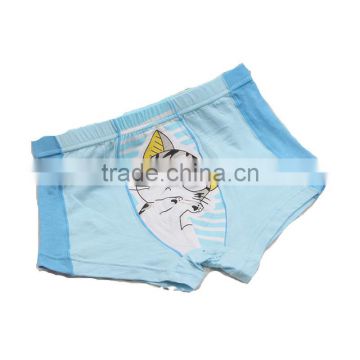 Lovely design fashion and comfortable printed lovely cartoon children boxer underwear for girls