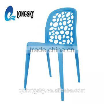 LS-4031A Wholesale Leisure Design Outdoor Furniture Stackable Full Plastic Cheap Used Colorful Garden Chairs for Hot Sale photo-4