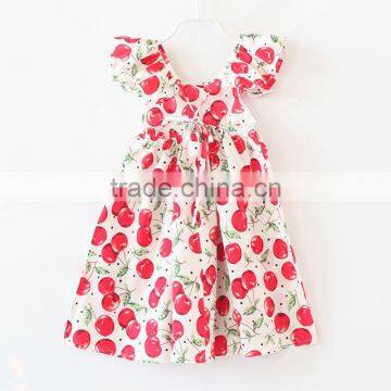 ShiJ Children's Clothing Summer Cute Cherry Baby Dresses photo-3