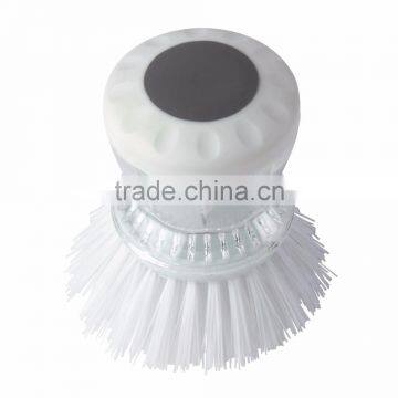 Kitchen Scrub Brush - Fill Soap Reservoir and Push Top Button to Release Soap Onto Brush photo-2
