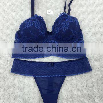 Hot Women Underwear Sexy Fancy Lace G-string Bra Panty Set photo-5