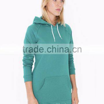 100% Cotton Classic Hoody Pullover Women Blank Raglan Hoodie Wholesale 2016 photo-3