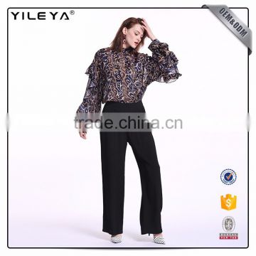 Special design big sleeve blouse,woman top,ladies fashion tops