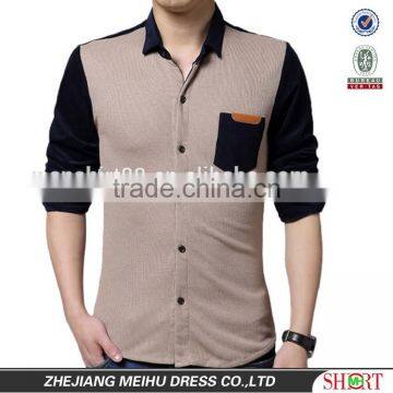 2017 New Arrival Stylish Men Corduroy Slim Fit Casual Shirt