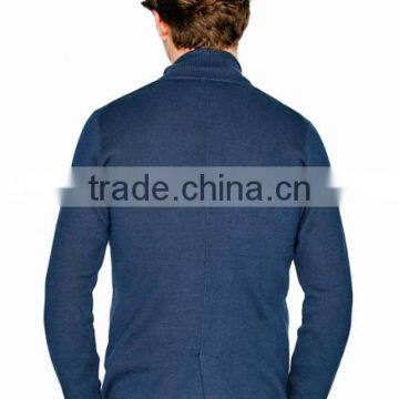 Hot Selling Cool Blue Pocket Button Cardigan Jacket Clothes Men With Best Prices photo-4