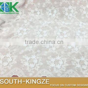 2016 Fashion Lace Fabric cotton applique Embroidery ,3D flower DIY accessories 2016 Fashion40