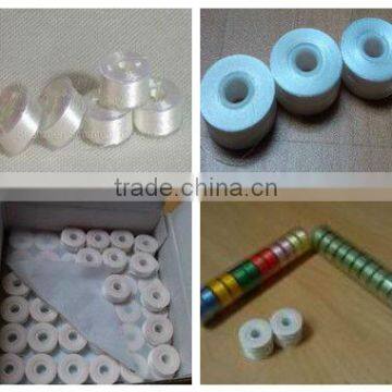 75d/2 polyester bobbin thread, embroidery thread, Pre-wound thread