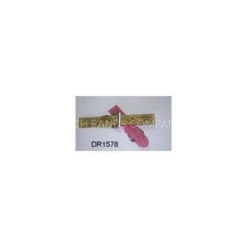 Promotion 18mm, 20mm, 22mm, 24mm Tan, yellow, Pink, Blue Leather Watch Wristbands