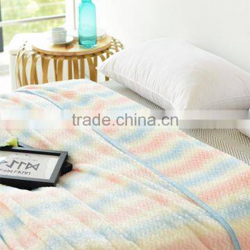 100% polyester printed coral fleece blanket good service low price