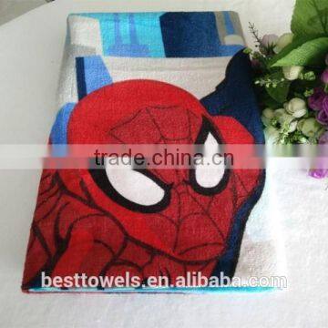 spider man design beach towel
