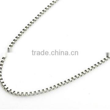 Wholesale Stainless Steel 1.5mm to 4mm Box Chain Necklace Jewelry photo-2