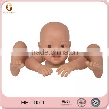 2017 OEM silicone reborn bbay doll kits wholesale made in china