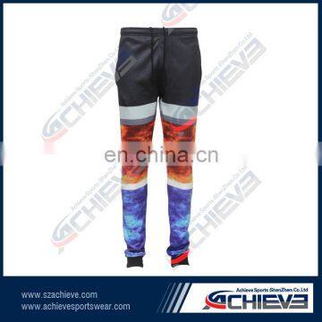 Dye sublimation fashion hip hop men's jogger pants