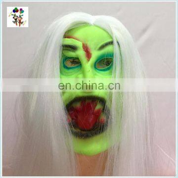 Green Face Clown Adult Scary Rubber Halloween Party Masks HPC-0406 photo-3