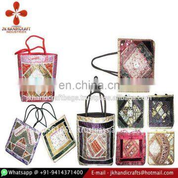 Wholesale Lot Indian Hand Embroidered Hand Bag