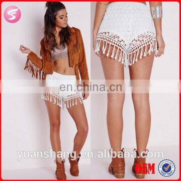 Latest Crochet Tassel Young Sexy Girl Pants, Hot Shorts