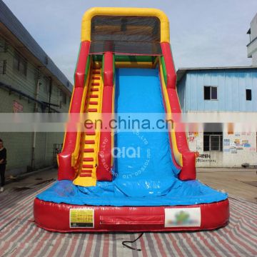 grade tropical giant inflatable water slide with pool for kids N adults from China