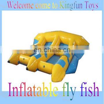 Excitiong inflatable flying fish towable