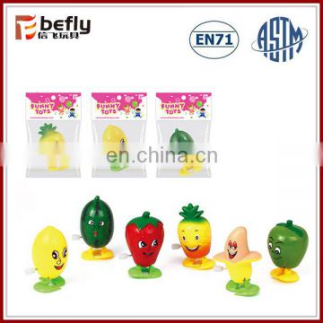 Lovely plastic walking wind up toy fruit