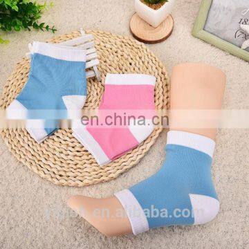 Women open toe ankle socks with gel pad#HG-02