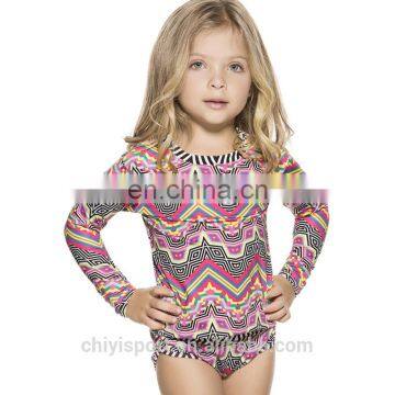 Lovely girls custom lycra rashguards rash guard with short sleeves for kids