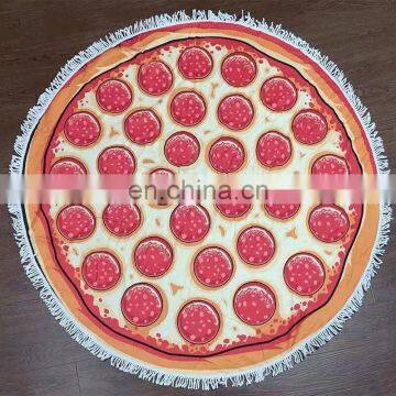 Cotton Cheap Custom Reactive Printed Round Beach Towel Mandala Scarf photo-3