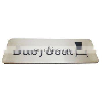 High Quality Custom Permanent Adhesive Etching Metal Label