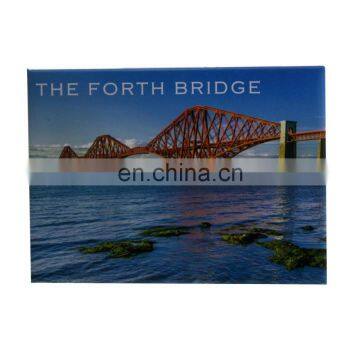 custom made the fourth bridge rectangular tin souvenir magnet