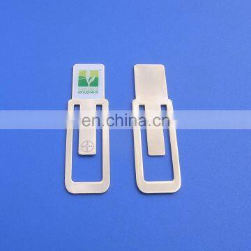 70x20MM metal paper clip memo clip with printing logo