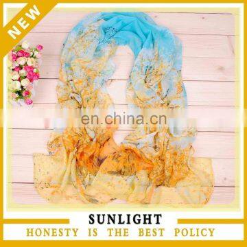 Professional factory wholesale high quality Fashion Chiffon Scarf