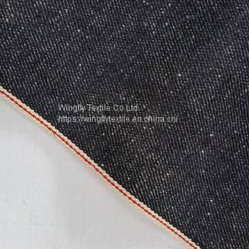 10oz Premium Denim Fabric Red Selvedge Jeans Materia W09914