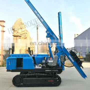 Highway construction solar pile driver machine 5m pole installation pile driver machine price