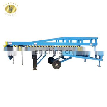 7LYQ Shandong SevenLift manual hydro lifting loading ramp for trucks containers