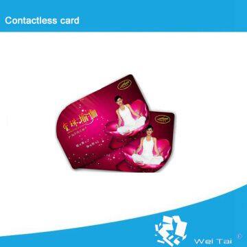 CMYK fudan MF1 contactless smart IC card bussiness plastic card